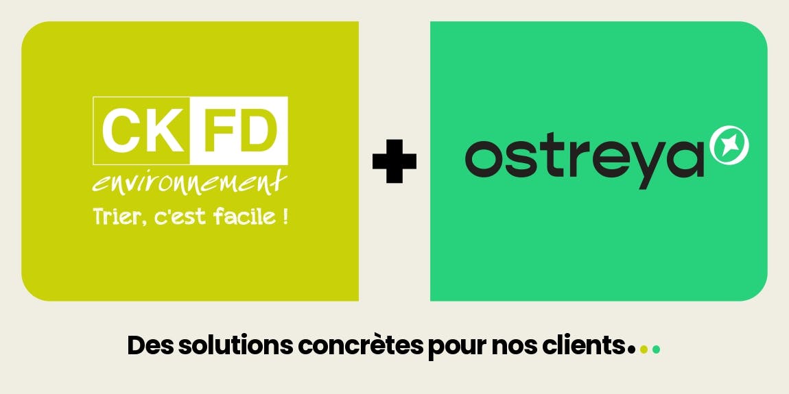 visuel illustrant le rapprochement entre CKFDenvironnement et Ostreya